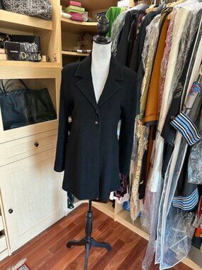 Karl Lagerfeld Black Vintage Blazer Size 36